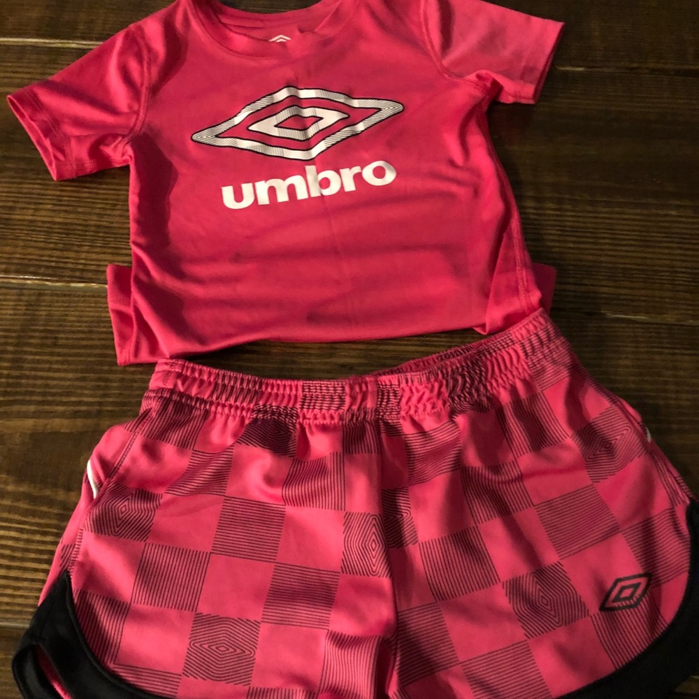 Sports girl shirt and shorts size small and xsmall